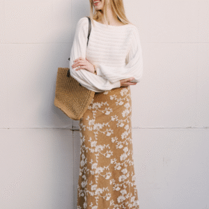 ADORNED SLIP SKIRT